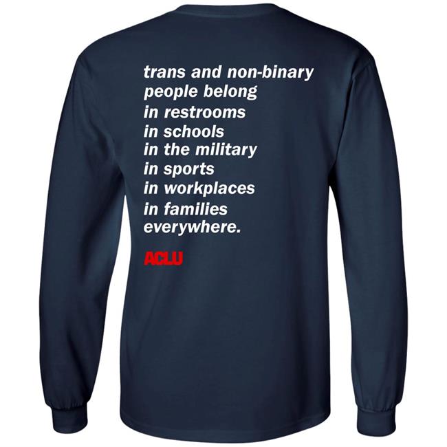 Aclu Shop Trans People Belong T Shirt Phoenix Mercury Aclu Shop Trans People Belong T Shirt Phoenix Mercury