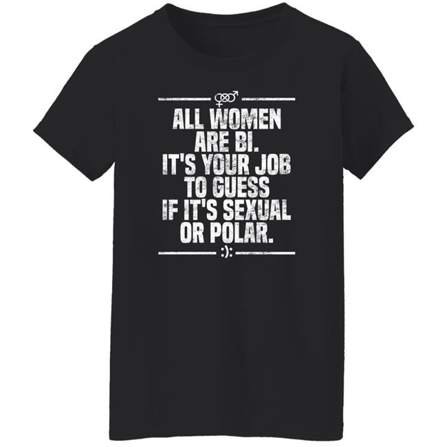 Max Von Side-Eye All Women Are Bi It's Your Job To Guess If It's Sexual Or Polar Shirt Max Von Side-Eye All Women Are Bi It's Your Job To Guess If It's Sexual Or Polar Shirt
