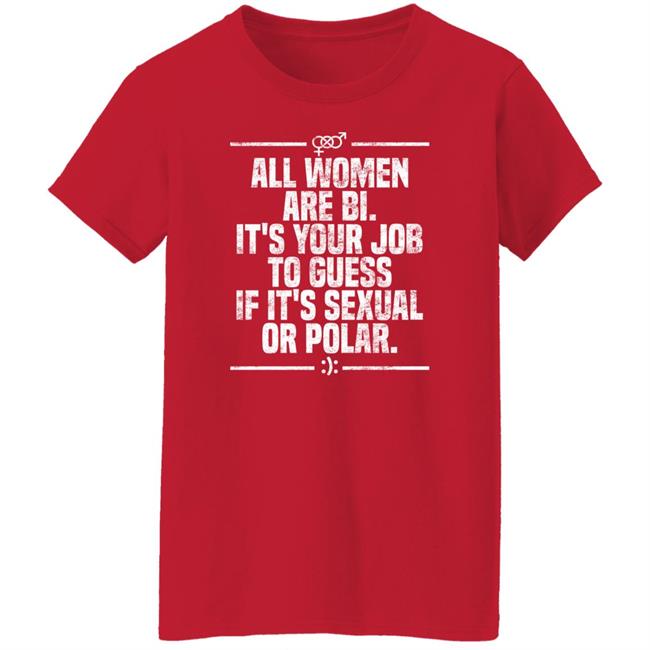 Max Von Side-Eye All Women Are Bi It's Your Job To Guess If It's Sexual Or Polar Shirt Max Von Side-Eye All Women Are Bi It's Your Job To Guess If It's Sexual Or Polar Shirt