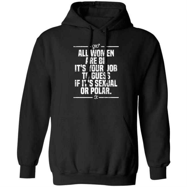 Max Von Side-Eye All Women Are Bi It's Your Job To Guess If It's Sexual Or Polar Shirt All Women Are Bi It's Your Job To Guess If It's Sexual Or Polar Shirt Max Von Side-Eye