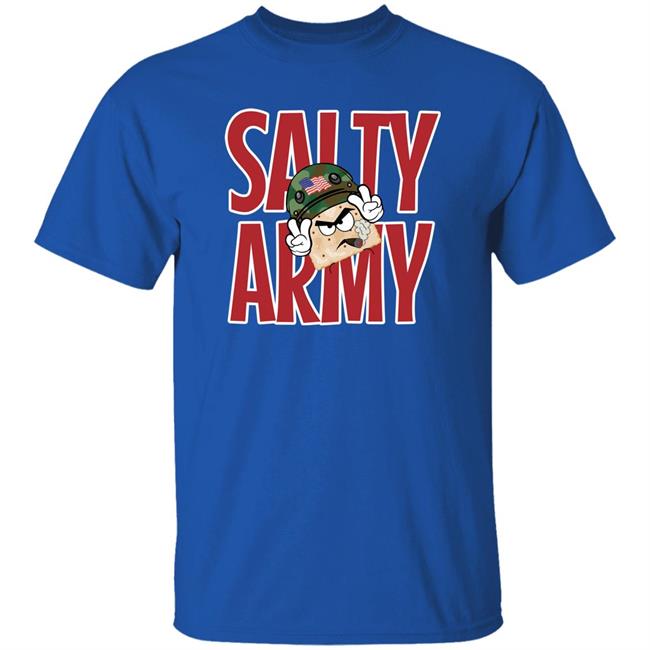 Big Salty Army Shirt Salty Cracker Salt Must Flow Store Salt Must Flow Store Big Salty Army Shirt Salty Cracker