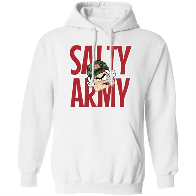 Big Salty Army Shirt Salty Cracker Salt Must Flow Store Salt Must Flow Store Salty Cracker Big Salty Army Shirt