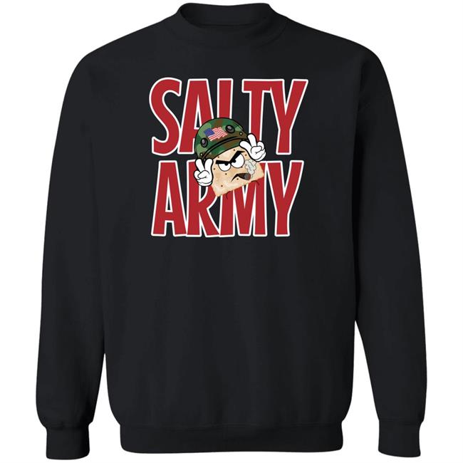 Big Salty Army Shirt Salty Cracker Salt Must Flow Store Salty Cracker Big Salty Army Shirt Salt Must Flow Store