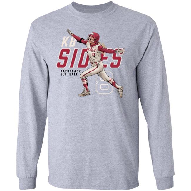 2022 Razorback Softball Kb Sides Slugger T Shirt B-Unlimited Merch