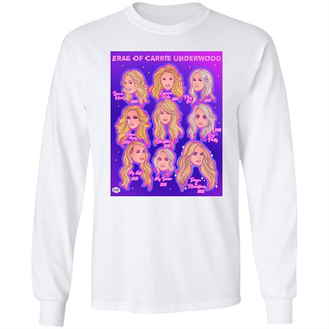 Eras Of Carrie Underwood Shirt Denim And Rhinestones Cmt