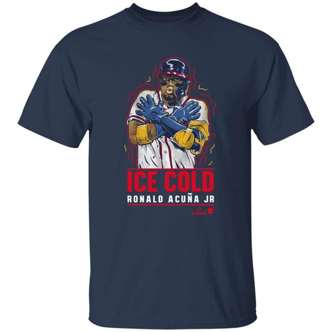 Breakingt Merch Atlanta Hawks Ronald Acuña Jr Ice Cold Trending Shirt