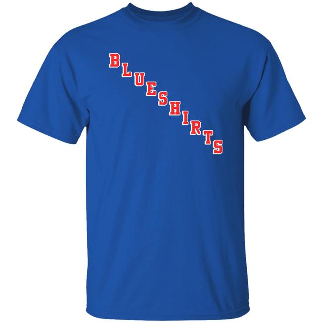 New York Rangers Blueshirts Shirt Chase Blue shirts T Shirt