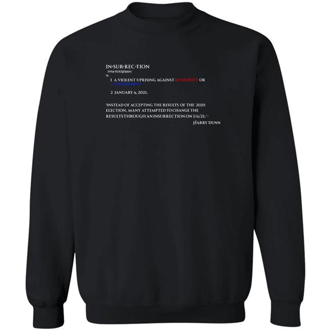 Insurrection Definition Shirt U.S. Capitol Police Officer Harry Dunn Insurrection Definition Shirt