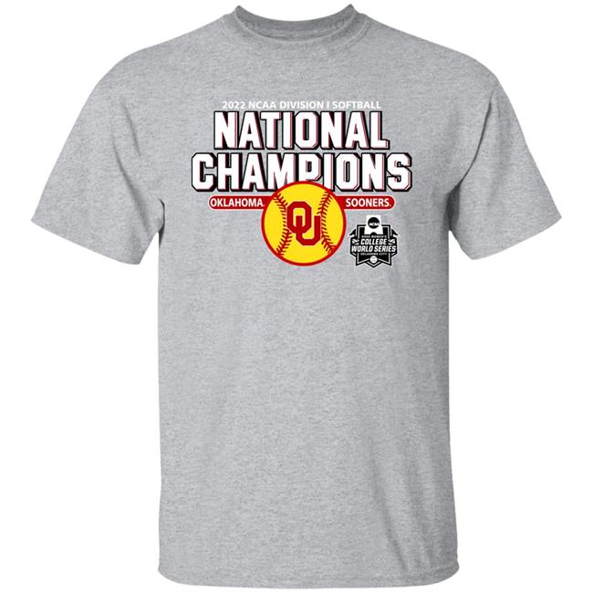 National Championship Shirt Men's Champion Charcoal Oklahoma Sooners 2022 Ncaa Softball T Shirt The Sooner Shop Men's Champion Charcoal Oklahoma Sooners 2022 Ncaa Softball T Shirt National Championship Shirt The Sooner Shop