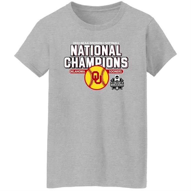 National Championship Shirt Men's Champion Charcoal Oklahoma Sooners 2022 Ncaa Softball T Shirt The Sooner Shop Men's Champion Charcoal Oklahoma Sooners 2022 Ncaa Softball T Shirt National Championship Shirt The Sooner Shop