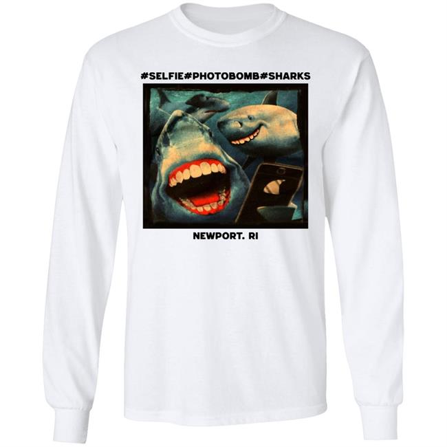 Selfie Photobomb Sharks Newport Shirt November