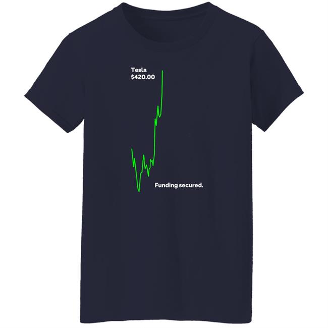 Funding Secured Shirt Tesla $42000 Whole Mars Catalog