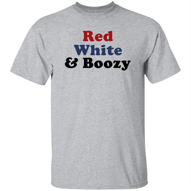 Gisele Barreto Fetterman Red White And Booze Shirt