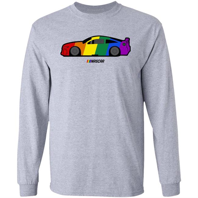 Nascar Checkered Rainbow Flag Car Shirt Nascar Store