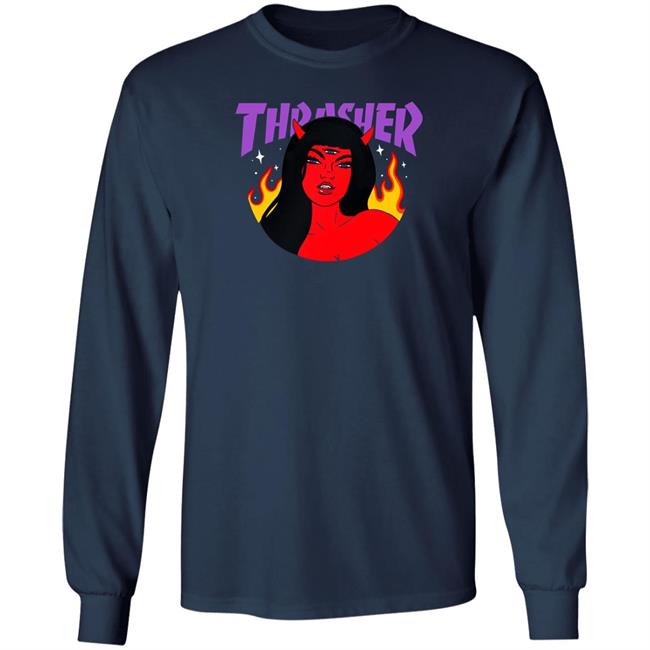 Thrasher Roja Shirt Robin Eisenberg Roja Logo Shirt Thrasher Magazine Merch