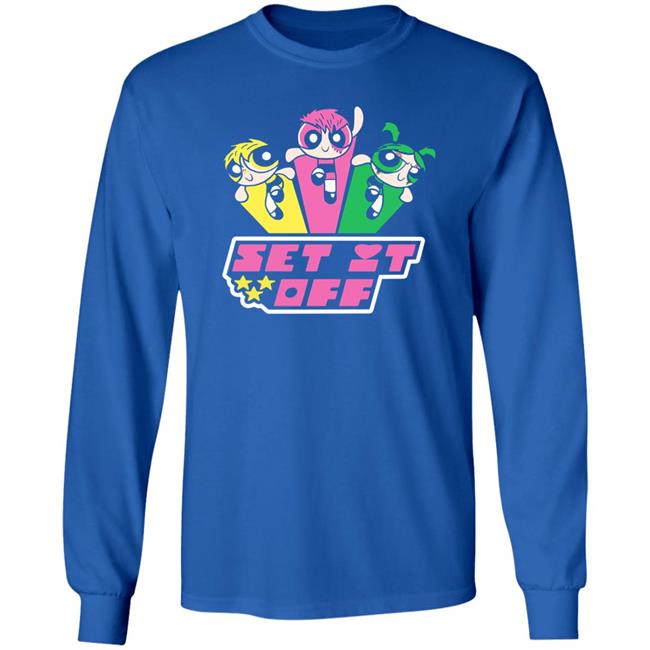 Set It Off Band Merch Powerpuff Girls Set It Off Shirt
