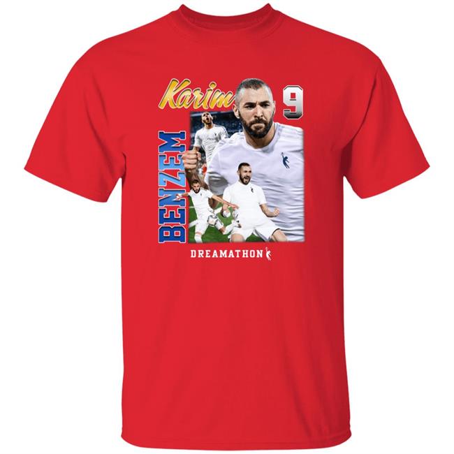 Vini Jr 433 Dreamathon Merch Karim Benzema 9 Dreams Shirt