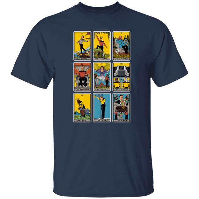 Jim Jimllpaintit The Next Generation Tarot Spread Shirt