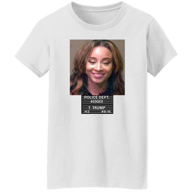 Teanna Trump Merch Mug Shot Shirt Straw Hat Rios Straw Hat Rios Police Dept 69069 T Trump H3 18 16 T Shirt