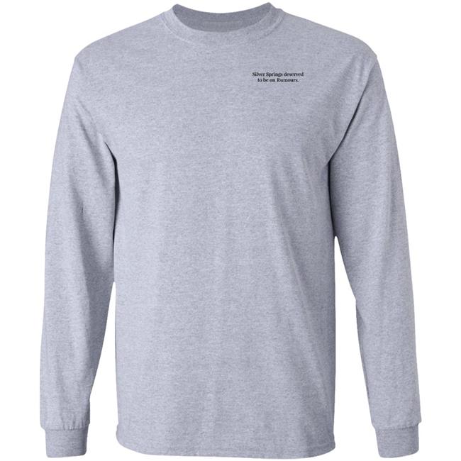 Silver Springs Deserved To Be On Rumours Shirt 1Followernodad Merch By Sophia Benoit Shirt Hoodie Sweatshirt