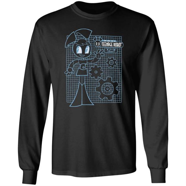 My Life As A Teenage Robot Shirt Boxlunch Store My Life As A Teenage Robot Jenny Blueprint Shirt
