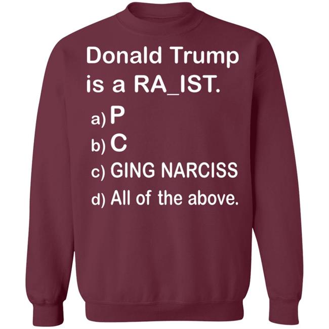 Donald Trump Is A Ra_Ist Shirt Donald Trump Is A Ra_Ist Shirt