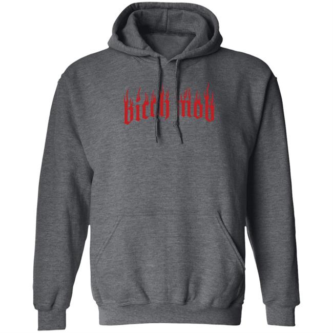 Mttmnyc Merch Bitch Mob Flames T-Shirt Sand Mttmnyc Merch Bitch Mob Flames T-Shirt Sand