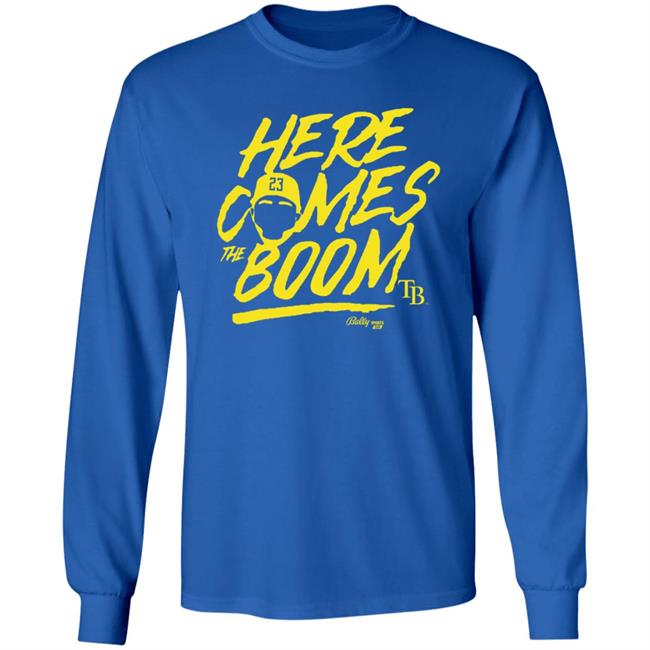 Here Comes The Boom Shirt Tampa Bays Nelson Cruz shirt Here Comes The Boom Shirt Tampa Bays Nelson Cruz shirt