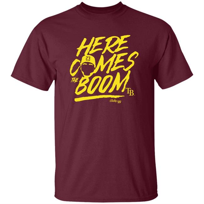 Here Comes The Boom Shirt Tampa Bays Nelson Cruz shirt Here Comes The Boom Shirt Tampa Bays Nelson Cruz shirt