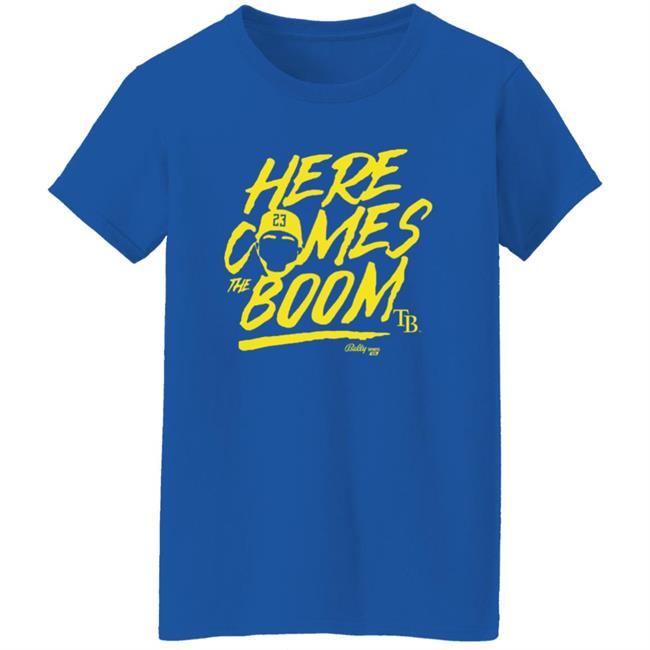 Here Comes The Boom Shirt Tampa Bays Nelson Cruz shirt Here Comes The Boom Shirt Tampa Bays Nelson Cruz shirt