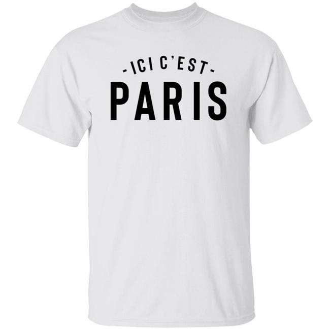 Lionel Messi Ici C'est Paris Shirt Lionel Messi Arrives In Paris Shirt