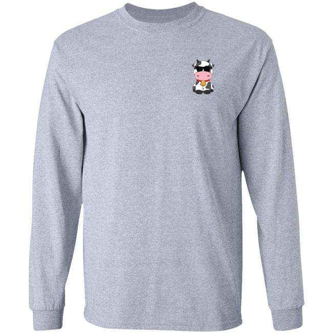 Gardens Merch Fg Moo Embroidered Cow Shirt Gardens Merch Fg Moo Embroidered Cow Shirt