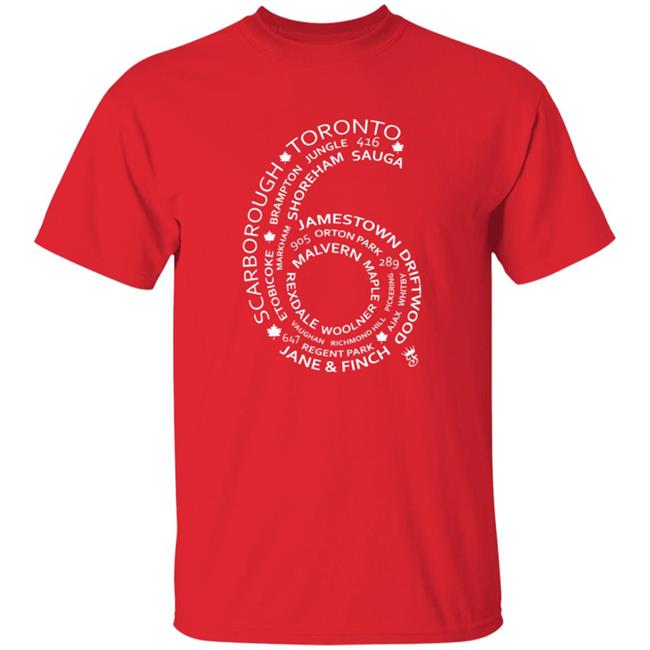 Famous Club Clothing Merch Toronto 6 Side Shirt Famous Club Clothing Merch Toronto 6 Side Shirt
