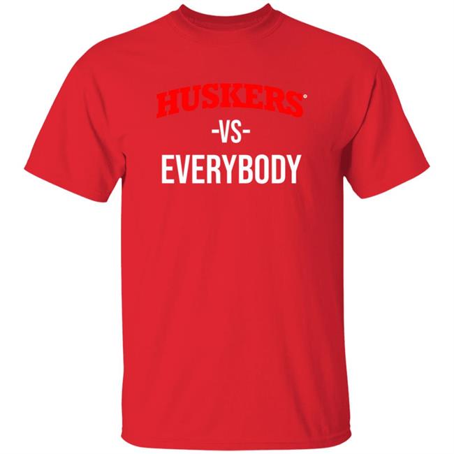 Huskers Vs Everybody Shirt Huskers Vs Everybody Shirt