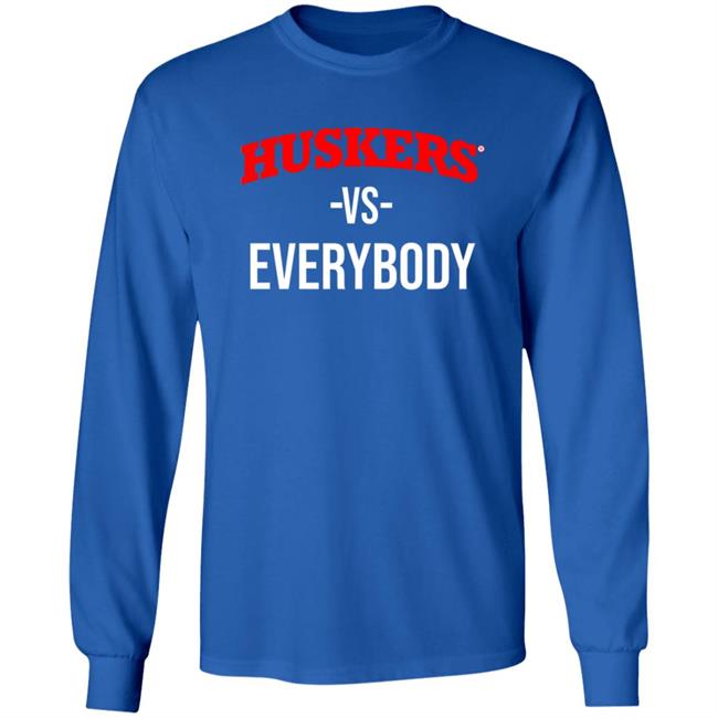 Huskers Vs Everybody Shirt Huskers Vs Everybody Shirt