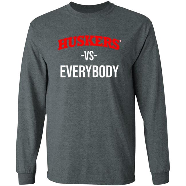 Huskers Vs Everybody Shirt Huskers Vs Everybody Shirt