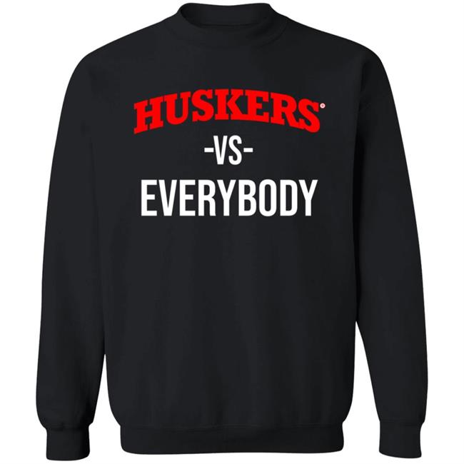 Huskers Vs Everybody Shirt Huskers Vs Everybody Shirt