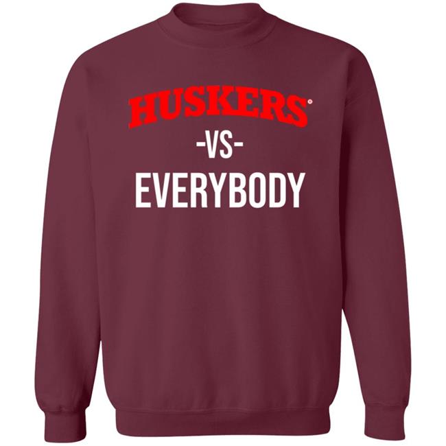 Huskers Vs Everybody Shirt Huskers Vs Everybody Shirt