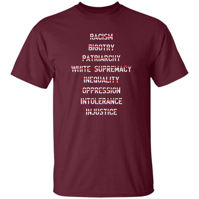 Racism Bigotry Patriarchy White Supremacy Inequality Oppression Shirt T Racism Bigotry Patriarchy White Supremacy Inequality Oppression Shirt Tobias Racism Bigotry Patriarchy White Supremacy Inequality Oppression Shirt