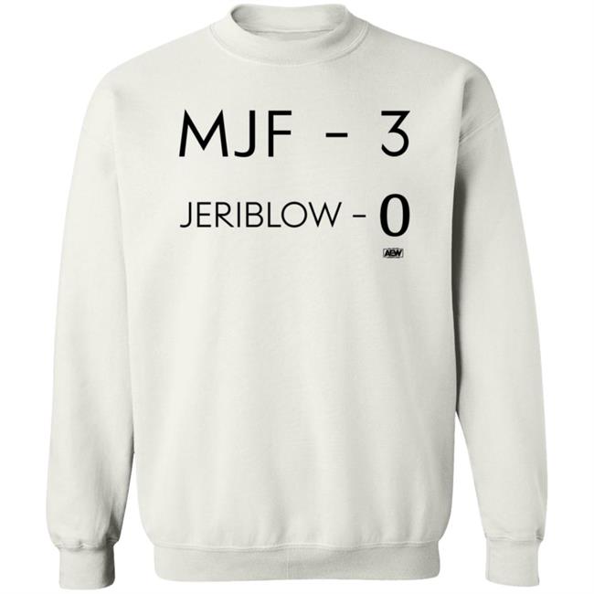 Mjf 3 Jeriblow 0 Shirt AEW Shop Maxwell Jacob Friedman Mjf 3 Jeriblow 0 Shirt Uyen - Mjf 3 Jeriblow 0 Shirt AEW Shop Maxwell Jacob Friedman Mjf 3 Jeriblow 0 Shirt