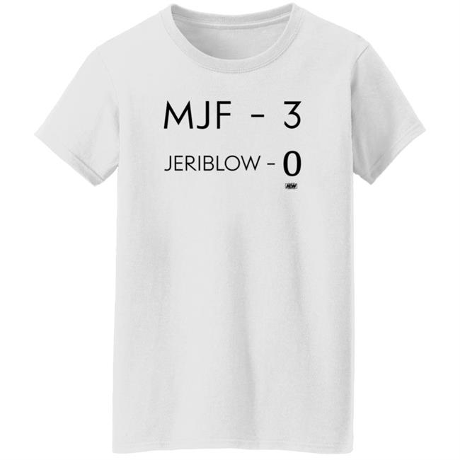 Mjf 3 Jeriblow 0 Shirt AEW Shop Maxwell Jacob Friedman Mjf 3 Jeriblow 0 Shirt Uyen - Mjf 3 Jeriblow 0 Shirt AEW Shop Maxwell Jacob Friedman Mjf 3 Jeriblow 0 Shirt