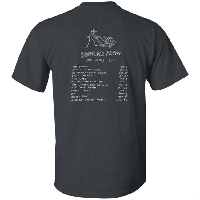 Regular Show Season One Shirt Regular Show Season One Shirt Jg Quintel Regular Show Shirt