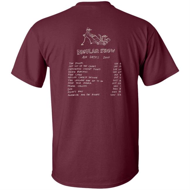 Regular Show Season One Shirt Regular Show Season One Shirt Jg Quintel Regular Show Shirt