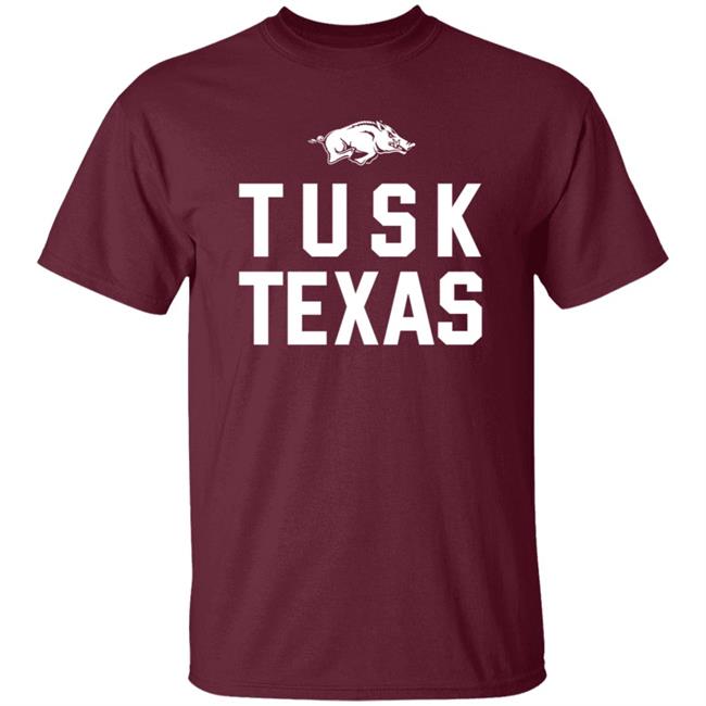 Vu - Tuck Fexas Shirt Arkansas Tusk Fexas Shirt Drew Barrett Tusk Texas Shirt