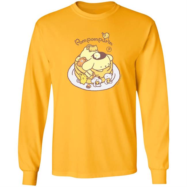 Pom Pom Purin Pancake Shirt Lovedoveclarke Pom Pom Purin Pancake Shirt HoangAnh - Pom Pom Purin Pancake Shirt Lovedoveclarke Pom Pom Purin Pancake Shirt