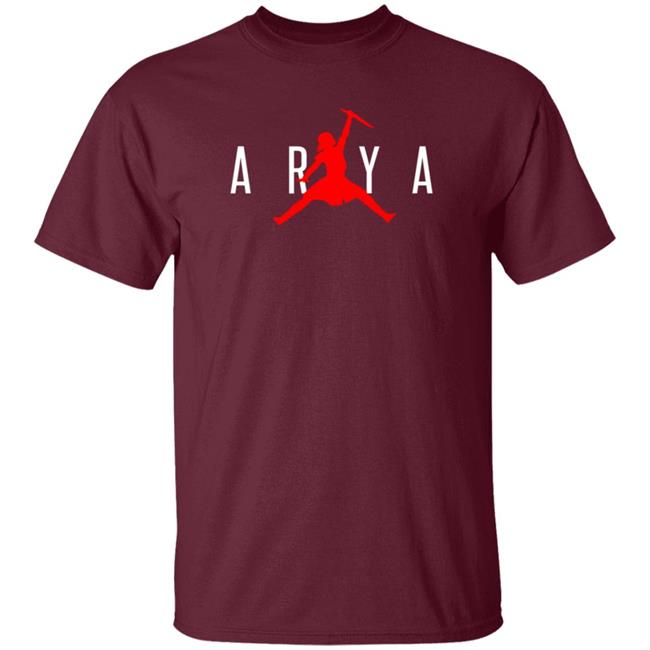 Arya Jumpman Shirt Game Of Thrones Memes Arya Shirt Hoodie Uyen - Arya Jumpman Shirt Game Of Thrones Memes Arya Shirt Hoodie
