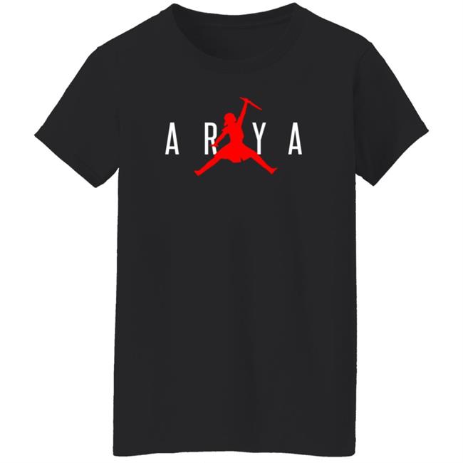 Arya Jumpman Shirt Game Of Thrones Memes Arya Shirt Hoodie Uyen - Arya Jumpman Shirt Game Of Thrones Memes Arya Shirt Hoodie
