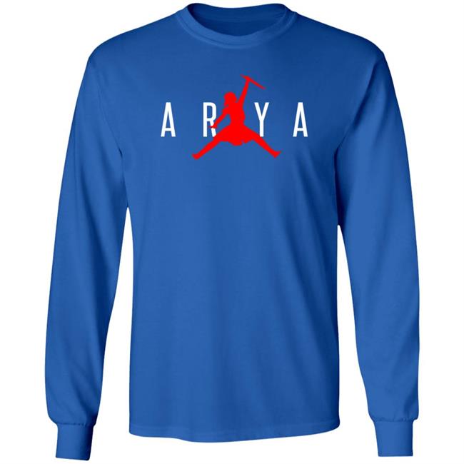 Arya Jumpman Shirt Game Of Thrones Memes Arya Shirt Hoodie Uyen - Arya Jumpman Shirt Game Of Thrones Memes Arya Shirt Hoodie