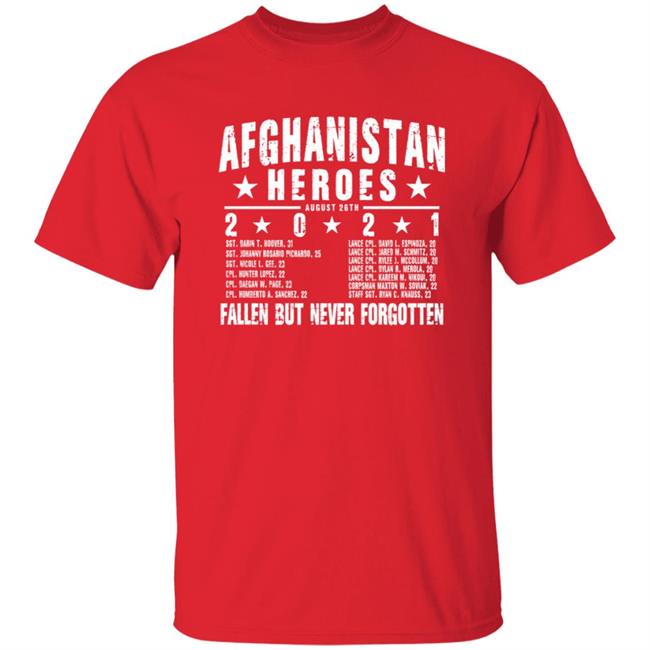 Vu - Ryan Weaver Afghanistan Heroes T Shirt Gritgear Store 13 Afghanistan Heroes Shirt