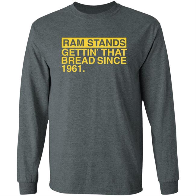 Ram Stands Gettin' That Bread Since 1961 Shirt Ram Stands Gettin' That Bread Since 1961 Shirt Southeast Polk Rams Ram Stands Gettin' That Bread Since 1961 Shirt Hoodie Sweatshirt
